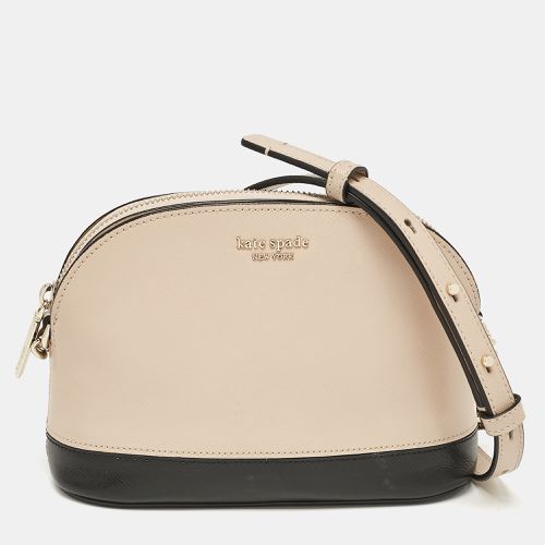 Kate Spade Beige/Black Leather Small Spencer Crossbody Bag - Kate Spade - Modalova