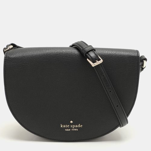 Kate Spade Black Leather Luna Crescent Crossbody Bag - Kate Spade - Modalova