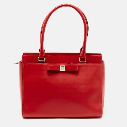 Kate Spade Red Leather Beacon Court Jeanne Tote - Kate Spade - Modalova