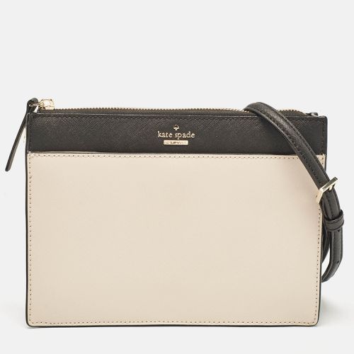 Kate Spade Beige/Black Leather Cameron Street Clarise Crossbody Bag - Kate Spade - Modalova