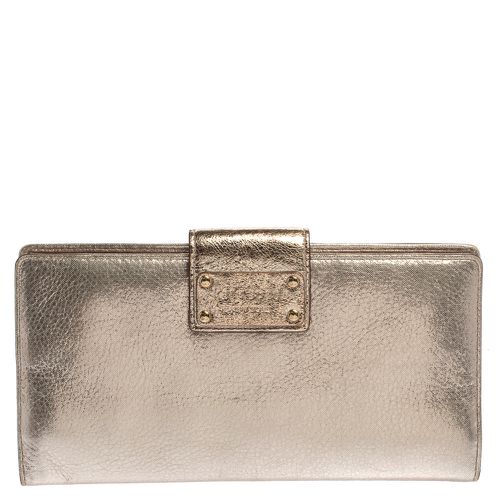 Shimmer Leather Flap Clutch - Kate Spade - Modalova