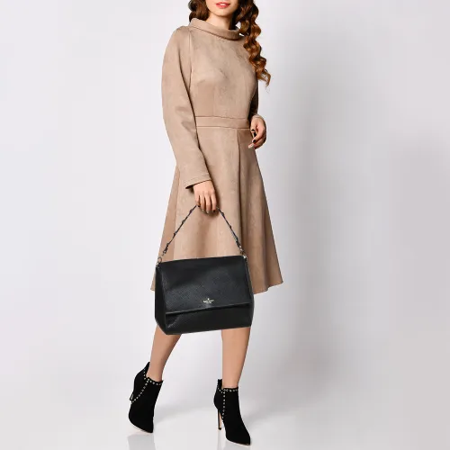 Leather Flap Satchel - Kate Spade - Modalova