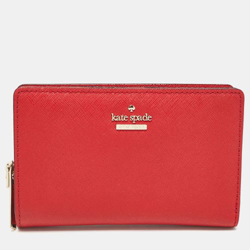 Kate Spade Red Leather French Wallet - Kate Spade - Modalova