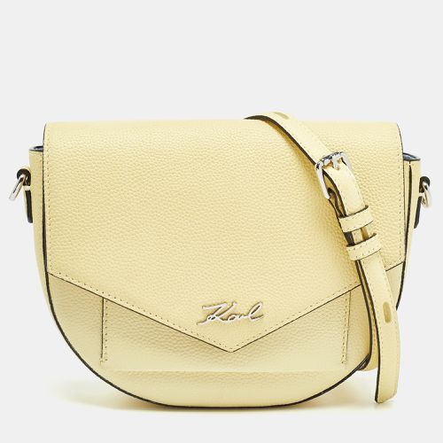 Karl Lagerfeld Light Yellow K/Karry All Front Crossbody Bag - Karl Lagerfeld - Modalova