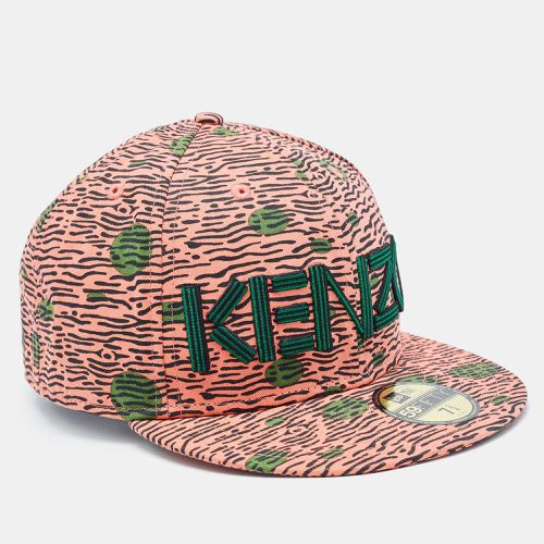 Kenzo Pink Print Cotton New Era 59 Baseball Cap Size 61.5 - Kenzo - Modalova