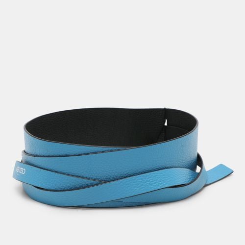 Kenzo Blue/Black Leather Waist Belt - Kenzo - Modalova