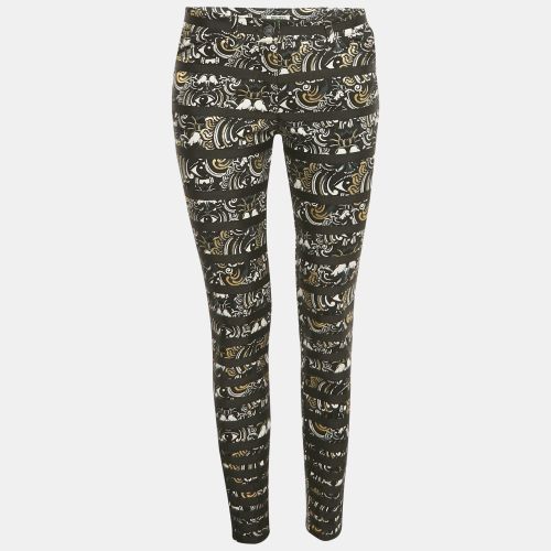Kenzo Black The Eye Print Cotton Striped Jeans M Waist 30" - Kenzo - Modalova