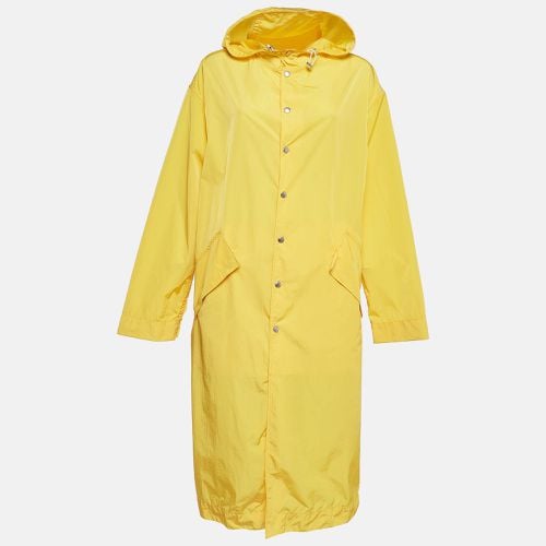 Kenzo Yellow Embroidered Nylon Rain Coat S - Kenzo - Modalova