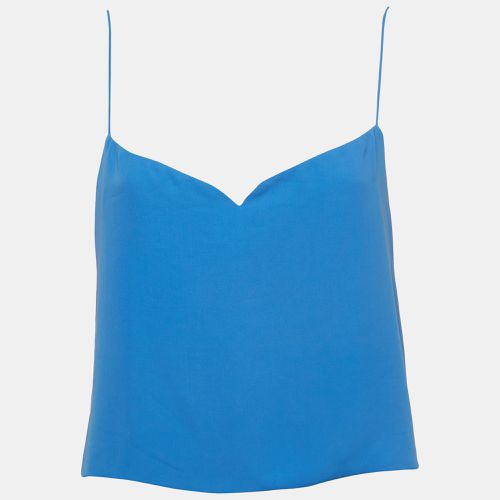 Kenzo Blue Crepe Sweetheart Neck Strappy Top M - Kenzo - Modalova