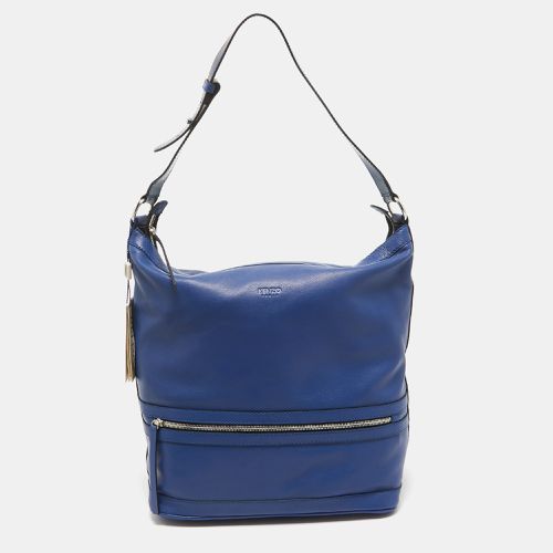 Leather Front Zip Bucket Bag - Kenzo - Modalova