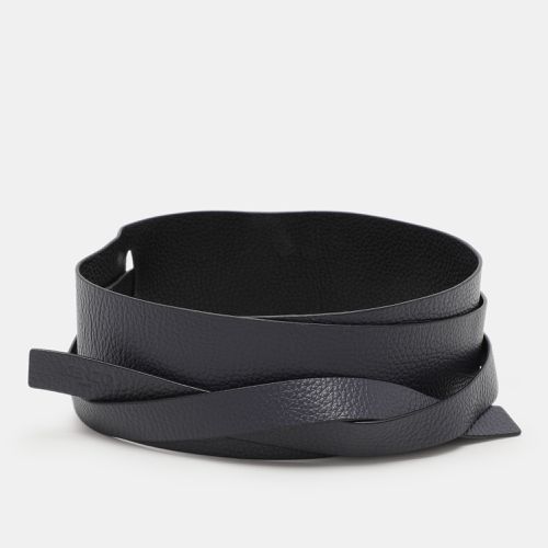 Kenzo Black/Navy Blue Leather Waist Belt - Kenzo - Modalova