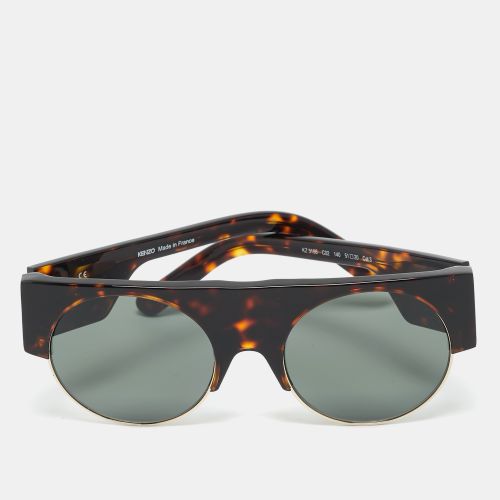 Kenzo Tortoise Brown/Black KZ 3188 Frame Round Sunglasses - Kenzo - Modalova