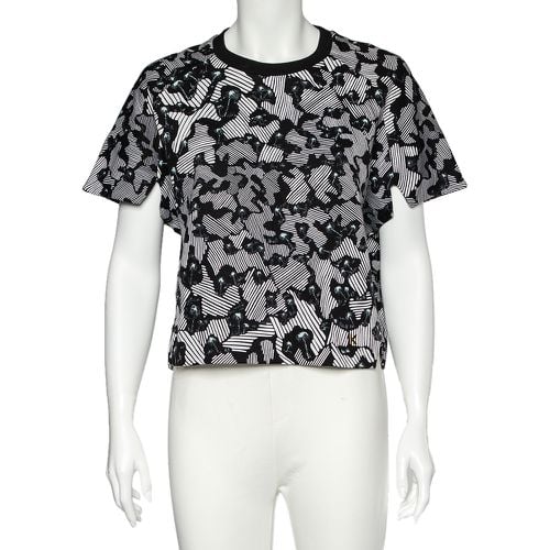 Abstract Print Cotton Cropped Sweatshirt L - Kenzo - Modalova