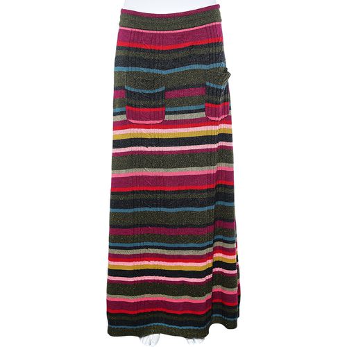 Kenzo Multicolor Striped Wool Skirt L - Kenzo - Modalova