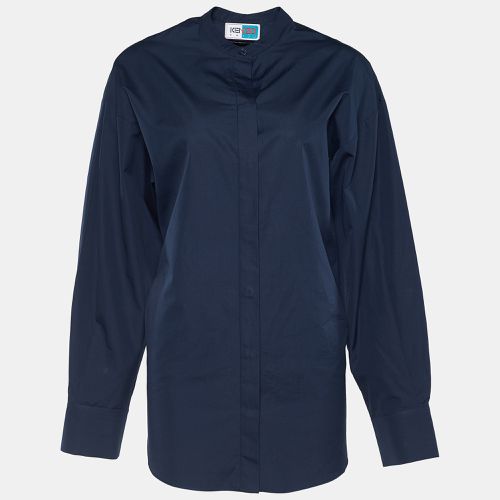 Kenzo Memento Collection Navy Blue Cotton Button Down Shirt S - Kenzo - Modalova