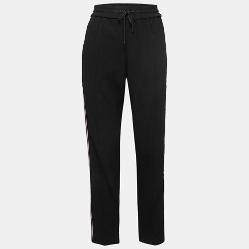 Kenzo Black Crepe Side Stripe Track Pants S - Kenzo - Modalova