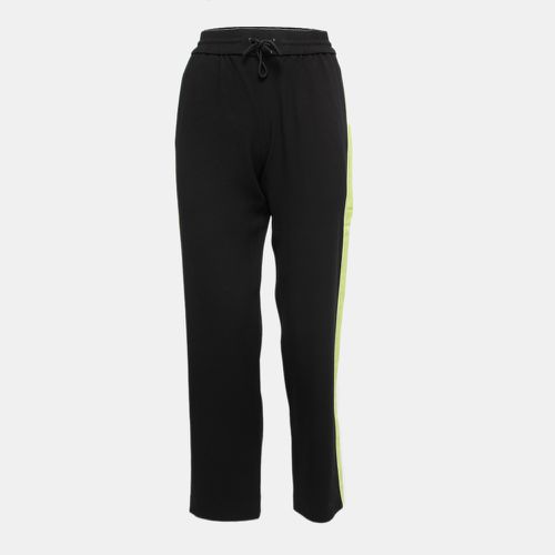 Kenzo Black Crepe Side Stripe Detail Track Pants S - Kenzo - Modalova