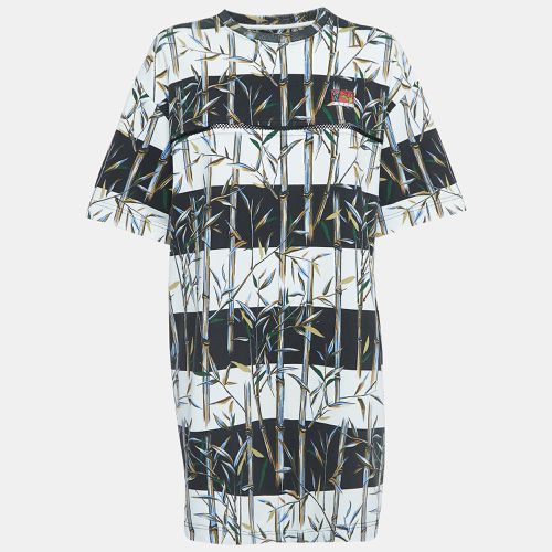 Kenzo Memento Collection 2 Multicolor Bamboo Print Cotton Mini T-Shirt Dress S - Kenzo - Modalova