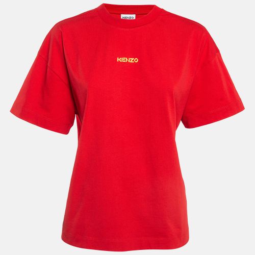 Logo Print Cotton T-Shirt S - Kenzo - Modalova