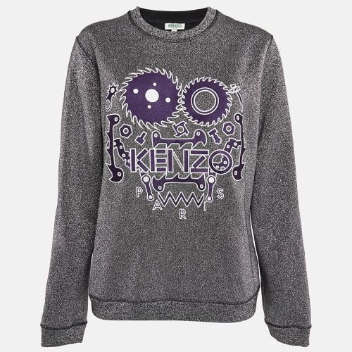 Monster Embroidered Lame Sweatshirt XL - Kenzo - Modalova