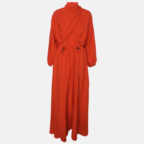 Kenzo Orange Viscose Longsleeve Maxi Dress S - Kenzo - Modalova