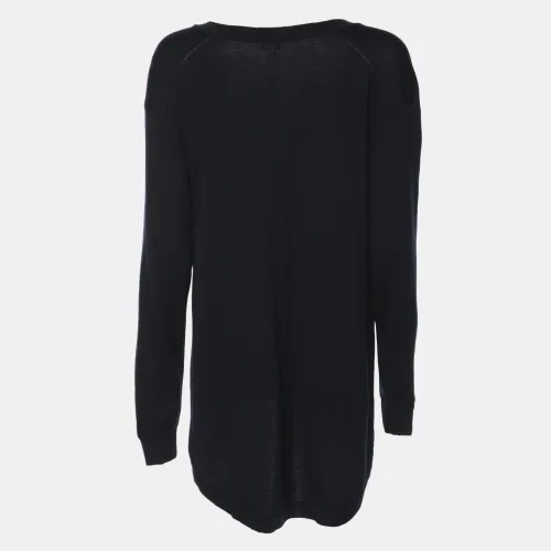 Wool Knit V Neck Pullover Sweater S - Kenzo - Modalova