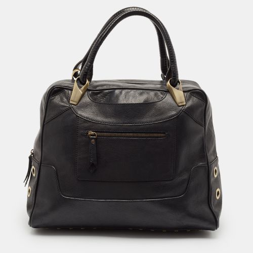 Kenzo Black Leather Studded Satchel - Kenzo - Modalova