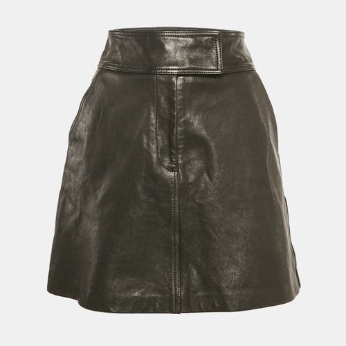 Khaite Black Leather Mini Skirt S - Khaite - Modalova