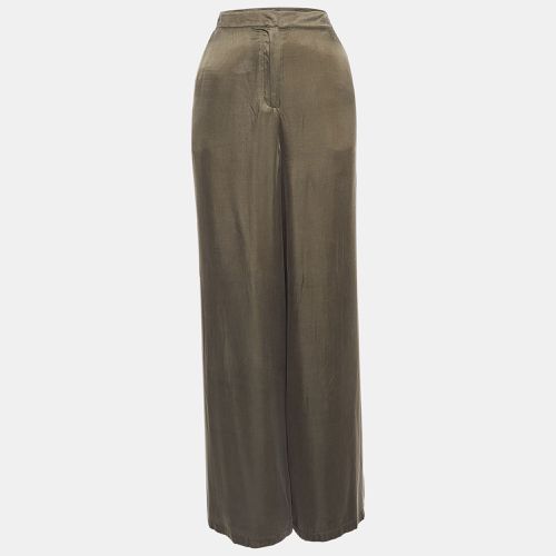 House Of Harlow 1960 X Revolve Green Satin Wide Leg Trousers M - House Of Harlow 1960 - Modalova