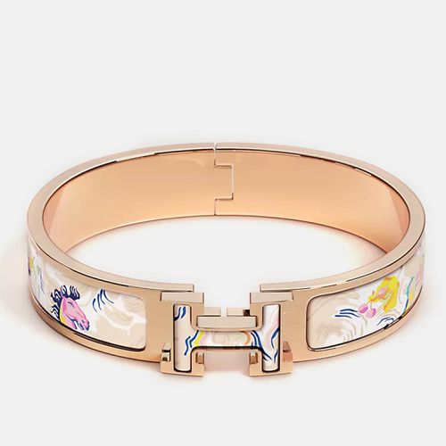 Confettis Enamel Clic H emile et une Nuit bracelet Size GM - Hermes - Modalova