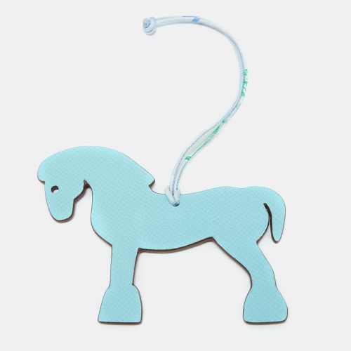 Hermès Bleu du Nord/Rouge de Coeur Epsom and Togo Leather Petit H Hermy Horse Bag Charm - Hermes - Modalova