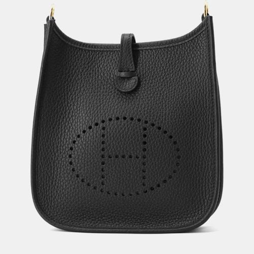 Hermes Black Taurillon Clemence Evelyne Bag Size TPM - Hermes - Modalova