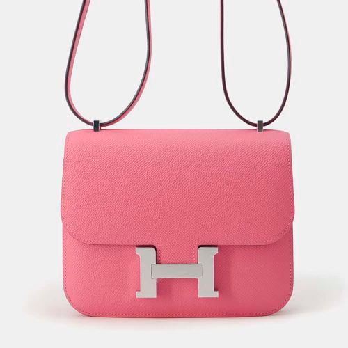 Hermes Miroir Rose Azalee Epsom Constance3 Bag Size Mini - Hermes - Modalova