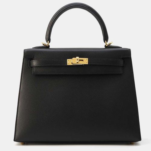 Hermes Black Epsom Kelly Sellier Bag Size 25 - Hermes - Modalova