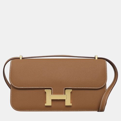 Hermes Gold Leather Constance Elan Bag - Hermes - Modalova