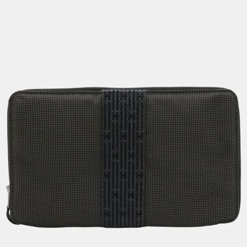 Hermes Canvas Aline GM Zip Wallet Case - Hermes - Modalova