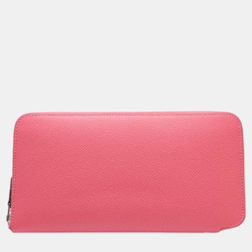 Hermes Pink Leather Azap Long Silk'in Wallet - Hermes - Modalova