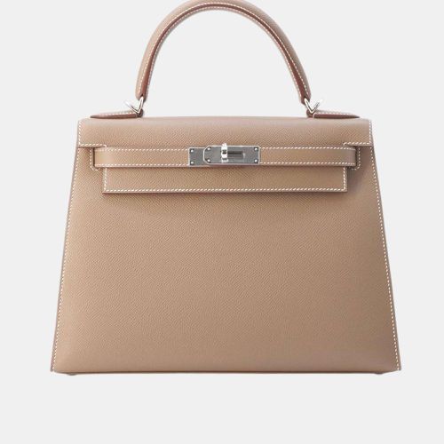 Hermes Kelly Sellier Etoupe Epsom Size 28 - Hermes - Modalova