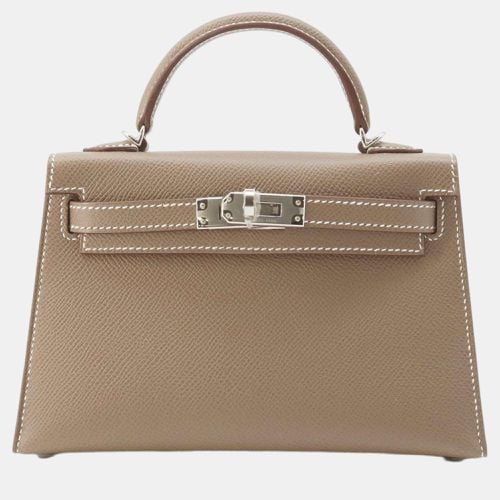 Hermes Mini Kelly Do Etoupe Epsom Size Mini - Hermes - Modalova