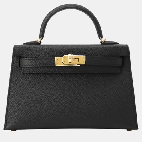 Hermes Black Epsom Mini Kelly Do - Hermes - Modalova