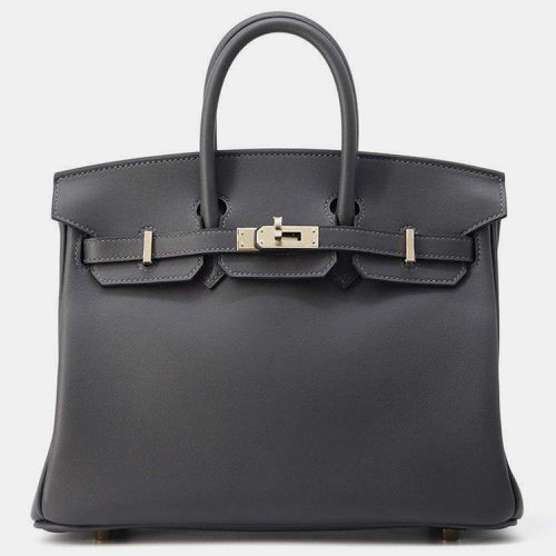 Hermes Ardoise Swift Leather Birkin Bag Size 25 - Hermes - Modalova