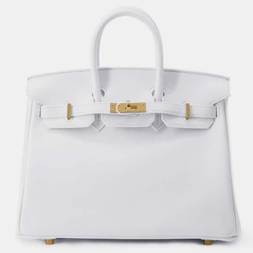 Hermes New White Swift Leather Birkin Bag Size 25 - Hermes - Modalova