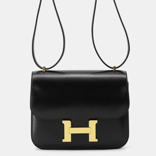 Hermes Black Box Calf Leather Constance3 Miroir Bag - Hermes - Modalova