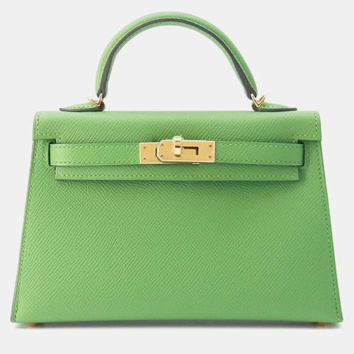 Hermes Vert Yucca Epsom Mini Kelly Do bag - Hermes - Modalova