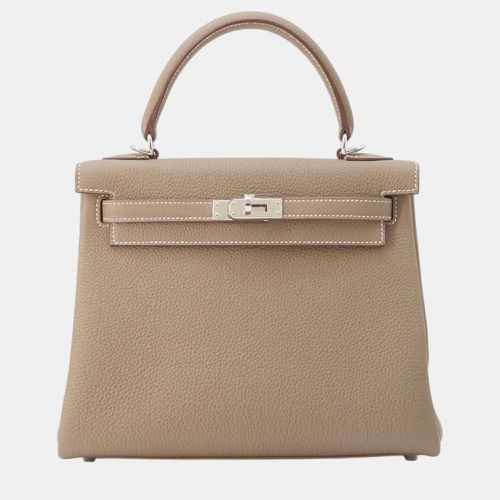 Hermes Kelly Retourne Etoupe Togo Leather Size 25 - Hermes - Modalova