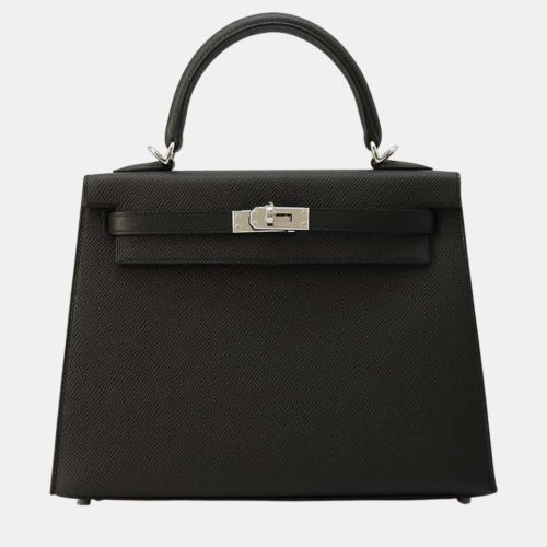 Hermes Black Epsom Leather Kelly Sellier 25 Shoulder Bag - Hermes - Modalova