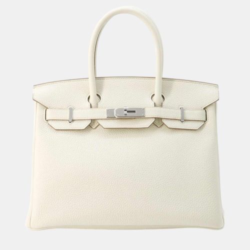 Hermes Mushroom Togo Leather Birkin 30 Tote Bag - Hermes - Modalova