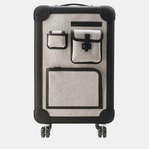 Hermes Black Toile Taurillon II Cabin Cargo Rolling Mobility Suitcase - Hermes - Modalova