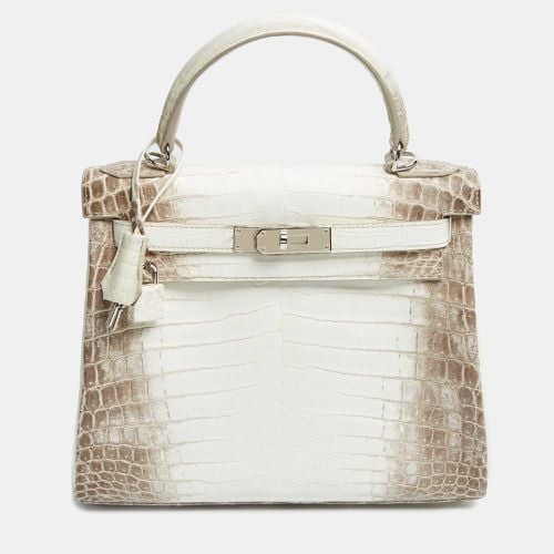 Hermès Blanc Crocodile Niloticus Himalaya Palladium Finish Kelly Retourne 32 Bag - Hermes - Modalova