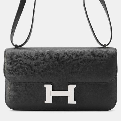 Hermes Miroir Black Epsom Constance Elan Shoulder Bag - Hermes - Modalova